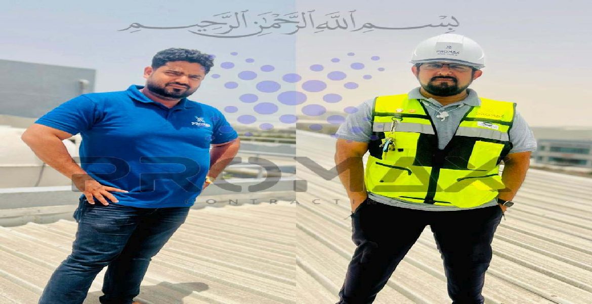 Ltc - metal roof waterproofing project by Promax in Dubai, UAE
